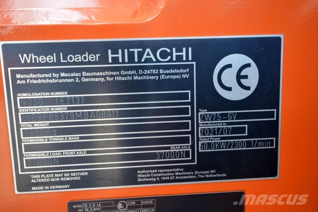 Hitachi ZW 75-6 Hjullastare