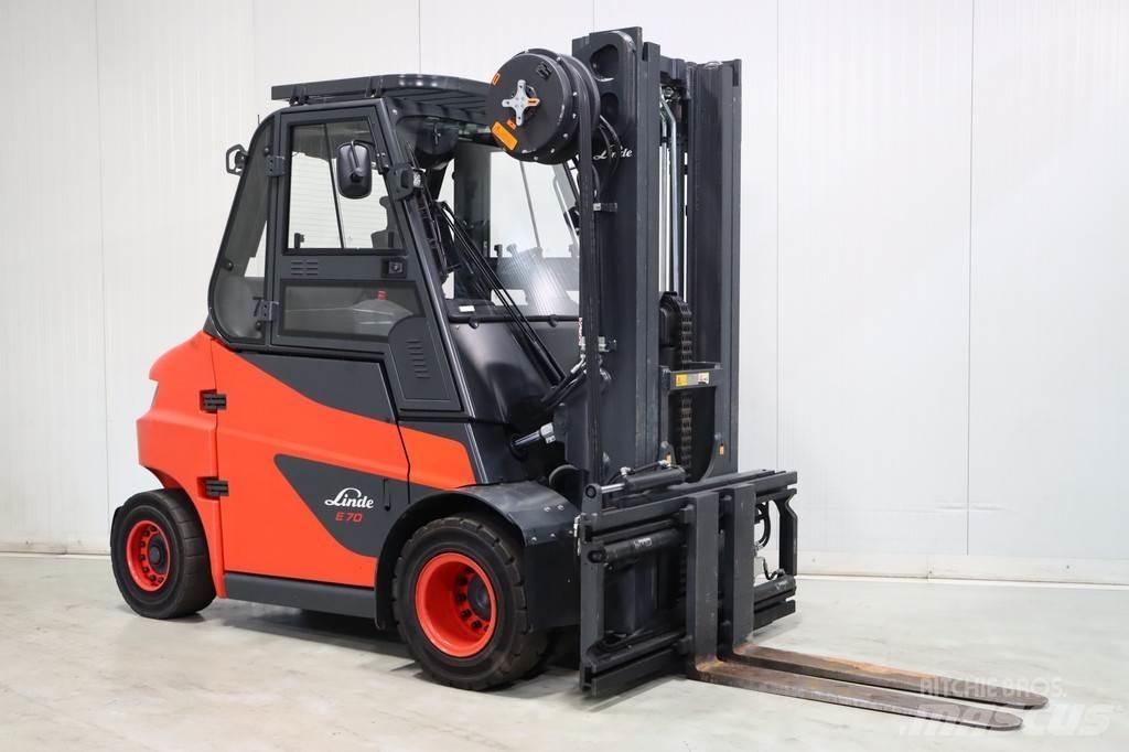 Linde E70-01 Elmotviktstruckar