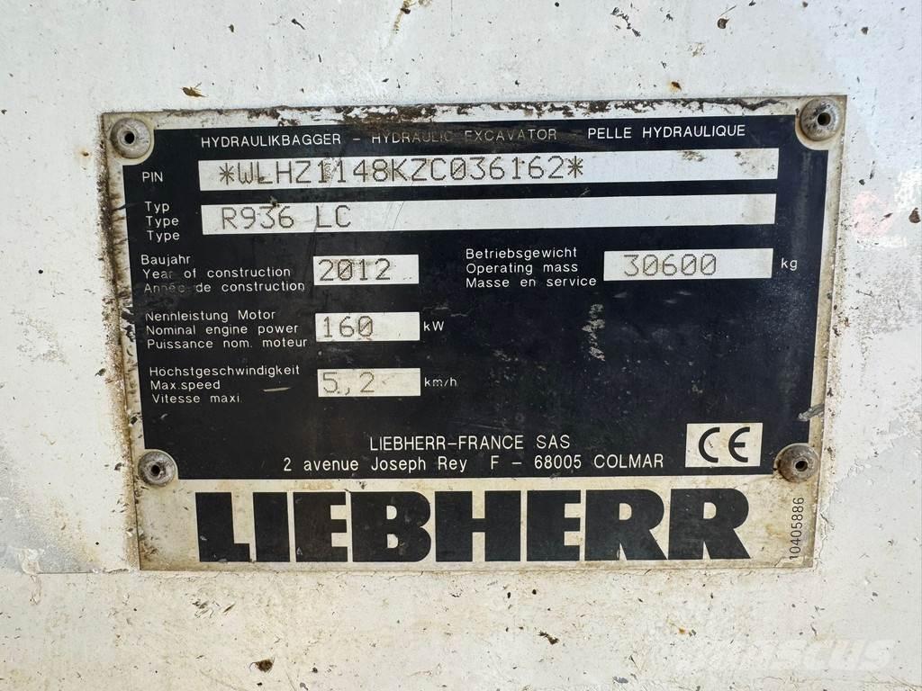 Liebherr R936 LC Bandgrävare