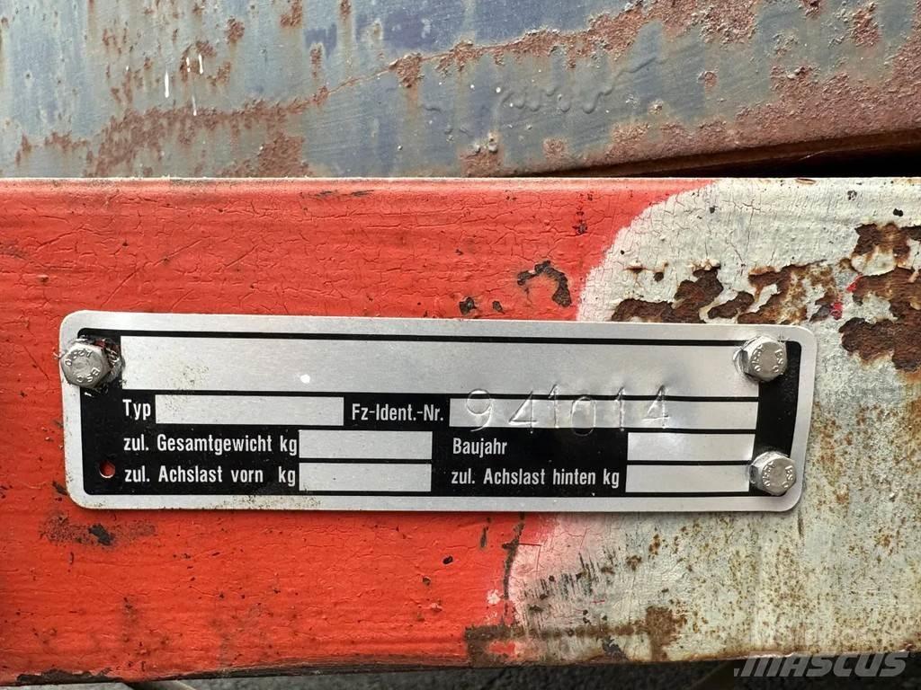  Zelfbouw Oprijkar Övriga släp