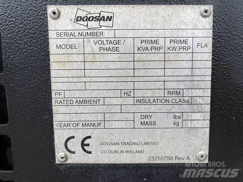 Doosan G 40 Dieselgeneratorer