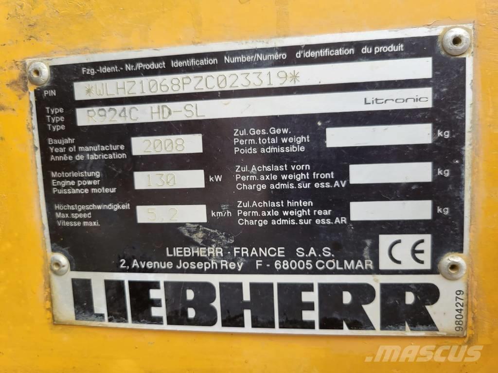 Liebherr R924 C SL Bandgrävare