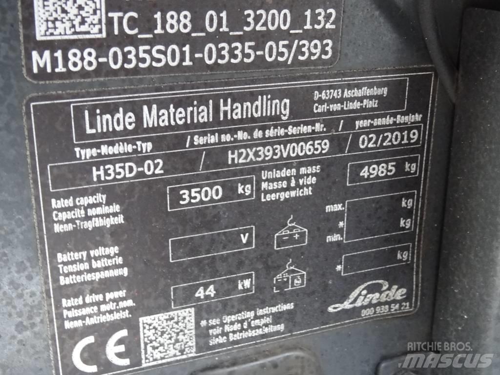 Linde H35D-02 Dieselmotviktstruckar
