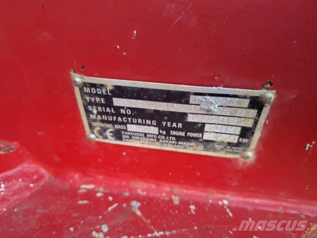 Takeuchi TB 290 Midigrävmaskiner 7t - 12t