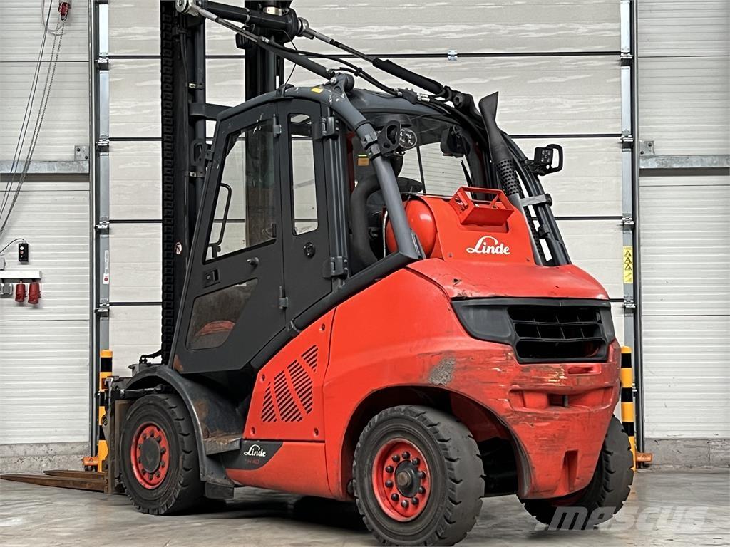 Linde H40T-02 Gasolmotviktstruckar
