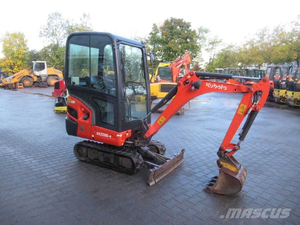 Kubota KX 016-4 Minigrävare < 7t