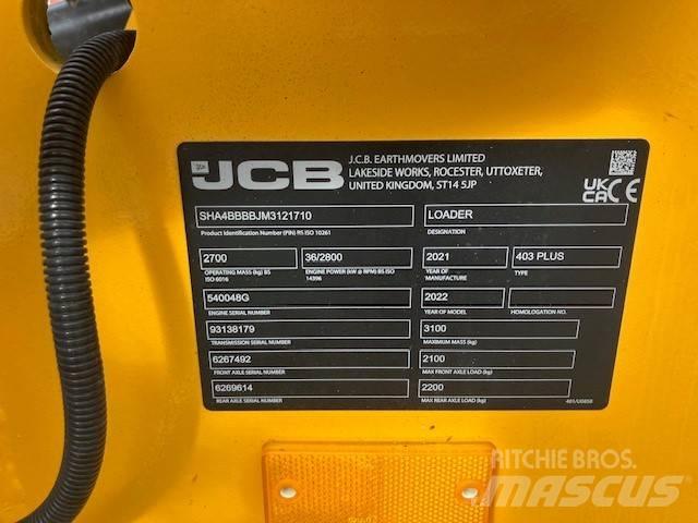 JCB 403 plus Minilastare