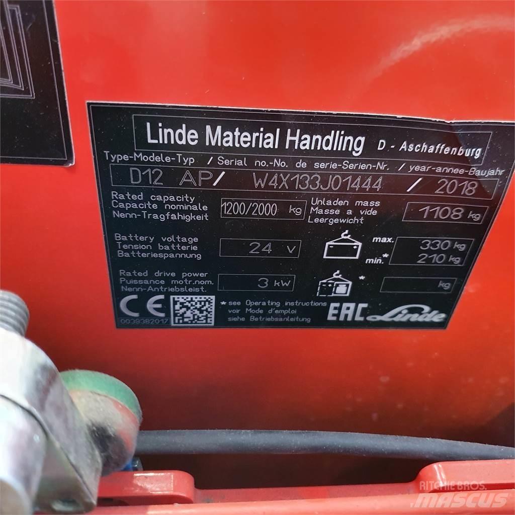 Linde D12AP Staplare-led