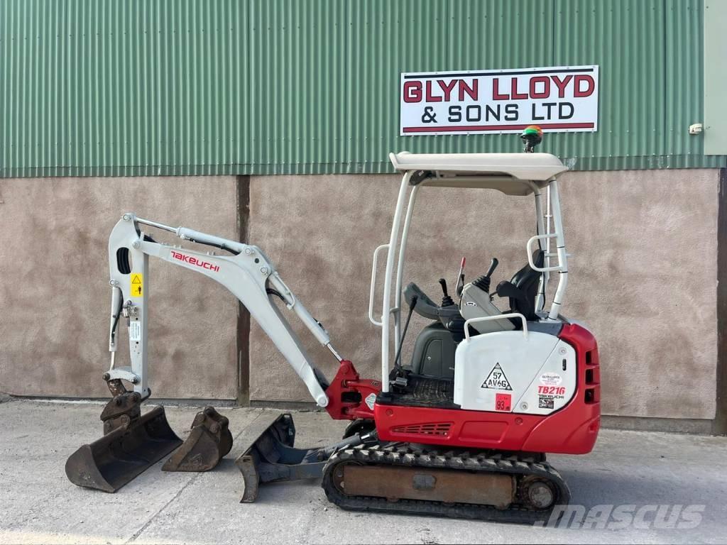 Takeuchi TB 216 Minigrävare < 7t