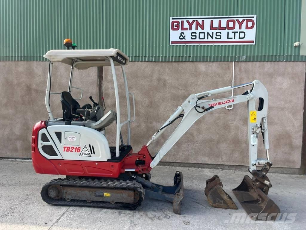 Takeuchi TB 216 Minigrävare < 7t