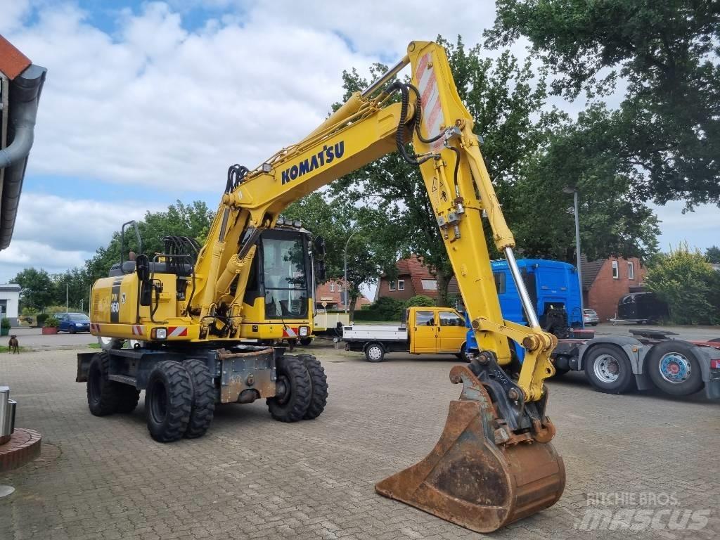 Komatsu PW 160-7E0 Hjulgrävare