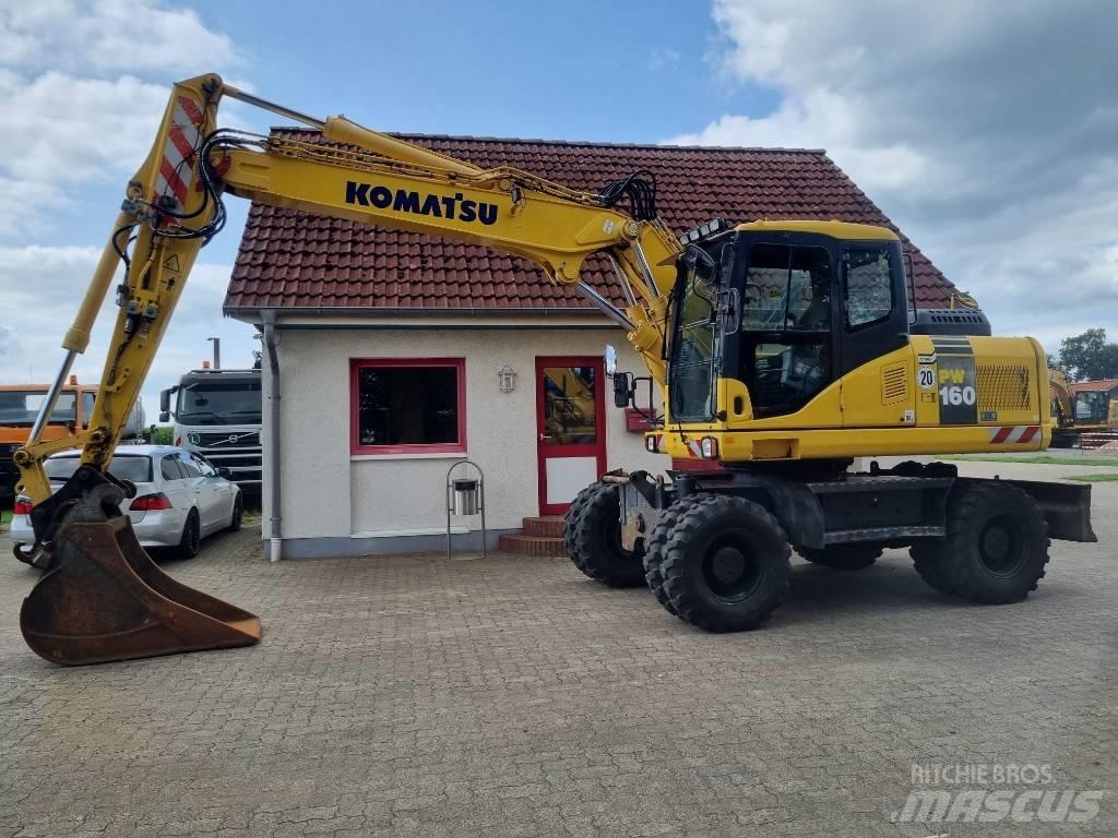 Komatsu PW 160-7E0 Hjulgrävare