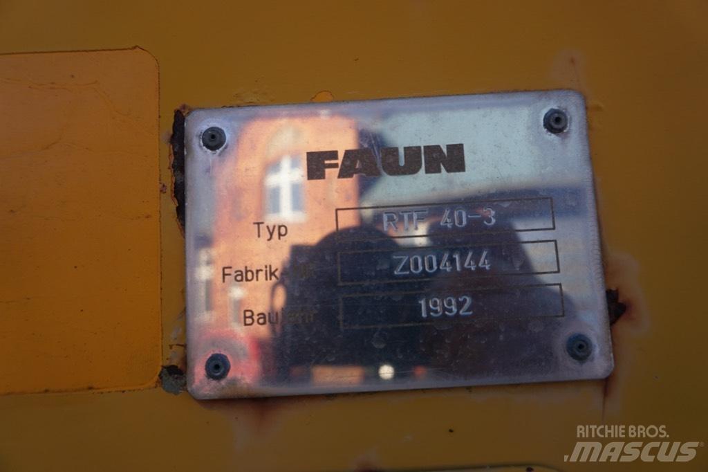 Faun RTF 40-3 Allterrängkranar