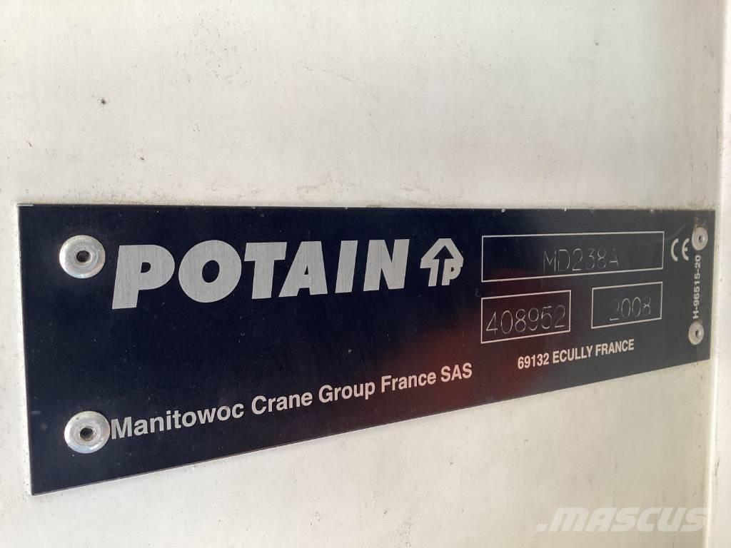 Potain MD238A Byggkranar
