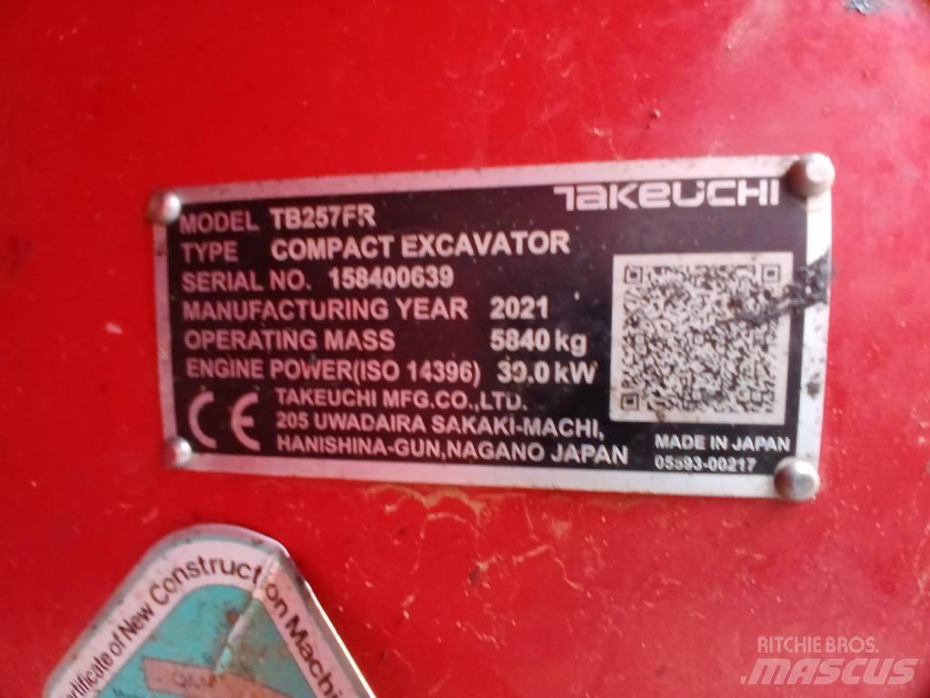 Takeuchi TB 257 FR Minigrävare < 7t