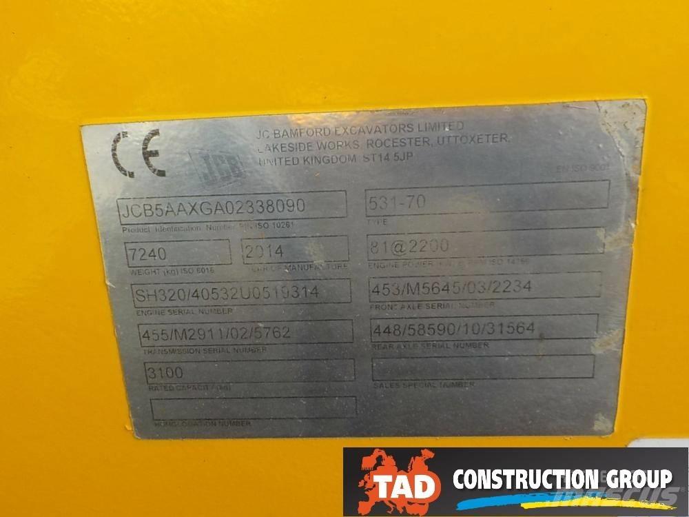 JCB 531-70 Teleskoplastare