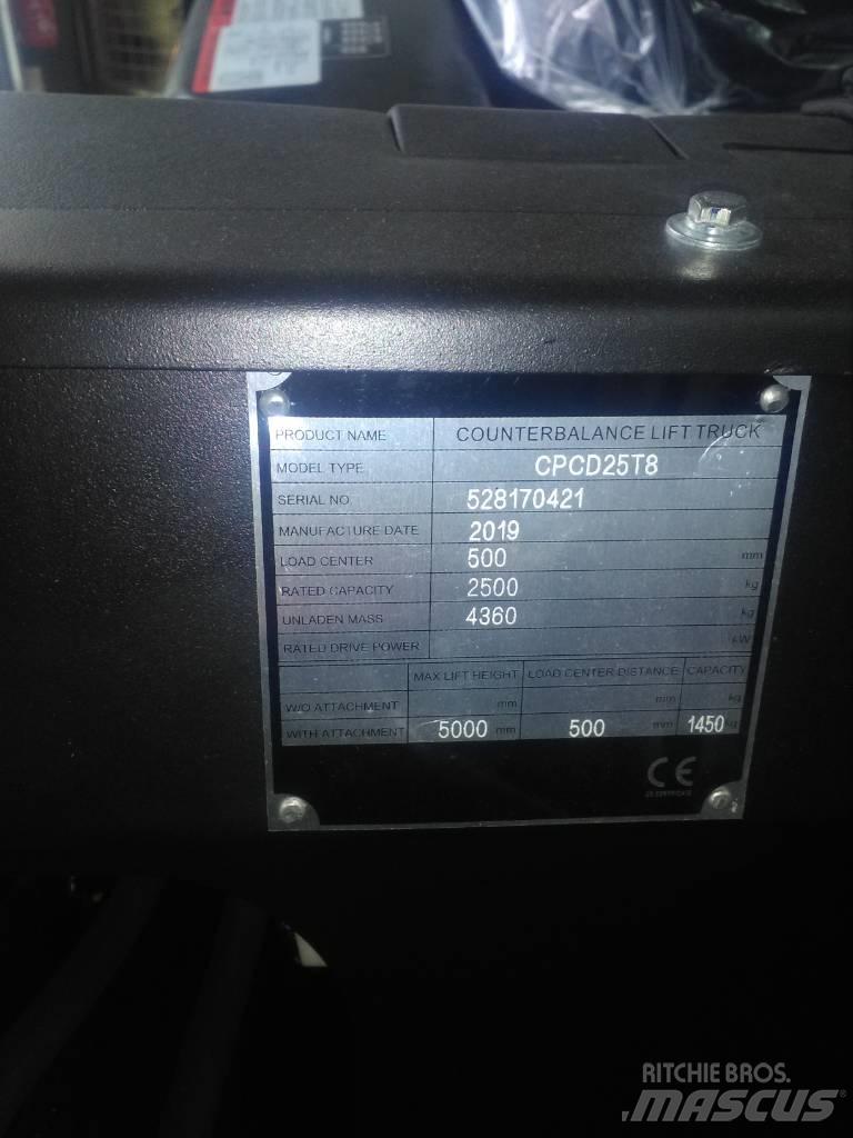  MB CPCD25T8-S4S Dieselmotviktstruckar