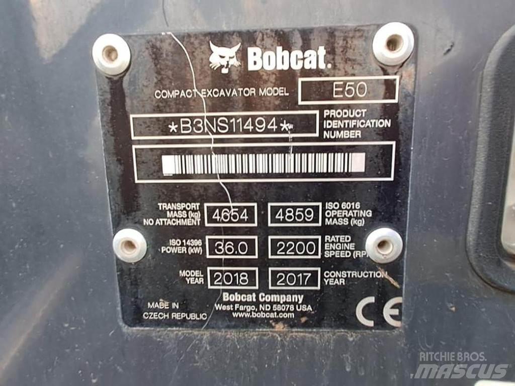 Bobcat E50 Minigrävare < 7t