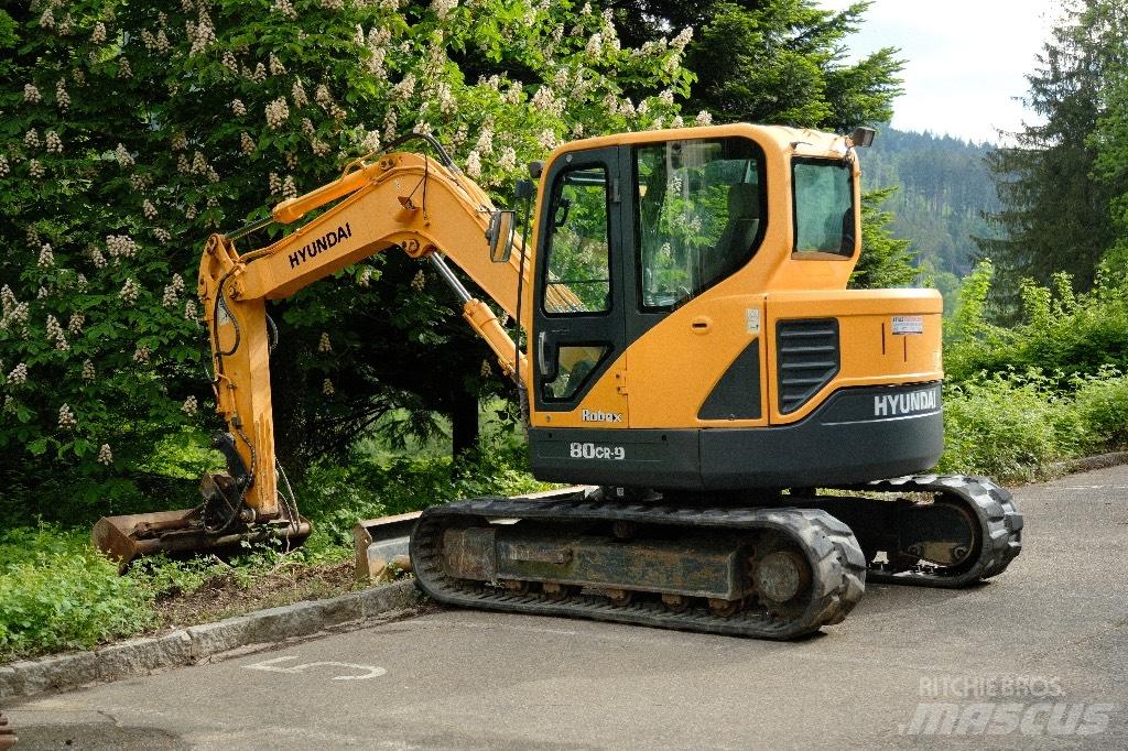 Hyundai R80CR-9 Midigrävmaskiner 7t - 12t