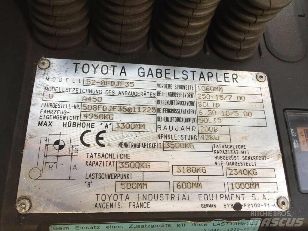Toyota 02-8 FD JF 35 Dieselmotviktstruckar