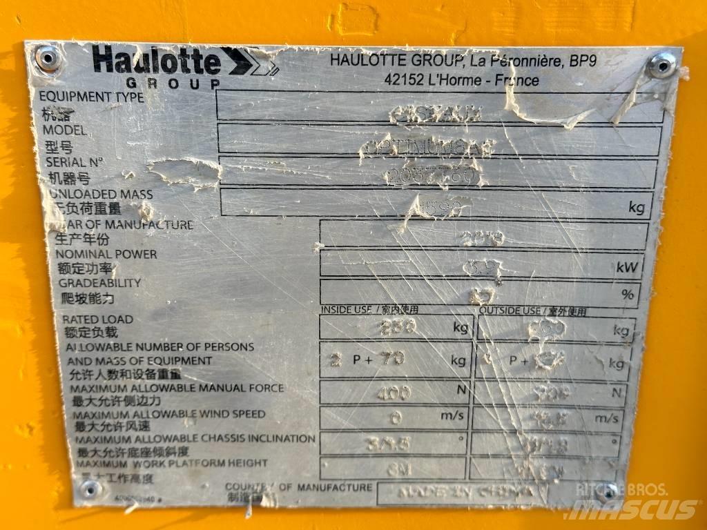 Haulotte OPTIMUM 8 Saxliftar