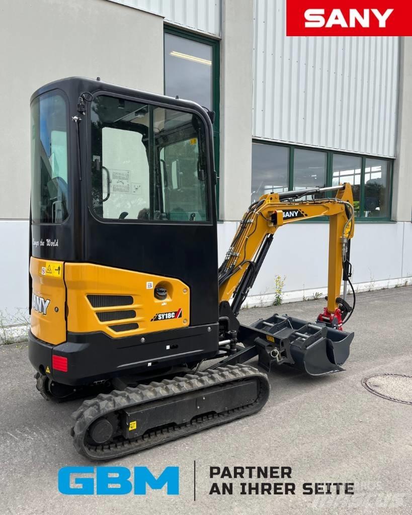 Sany SY 18 C Minigrävare < 7t