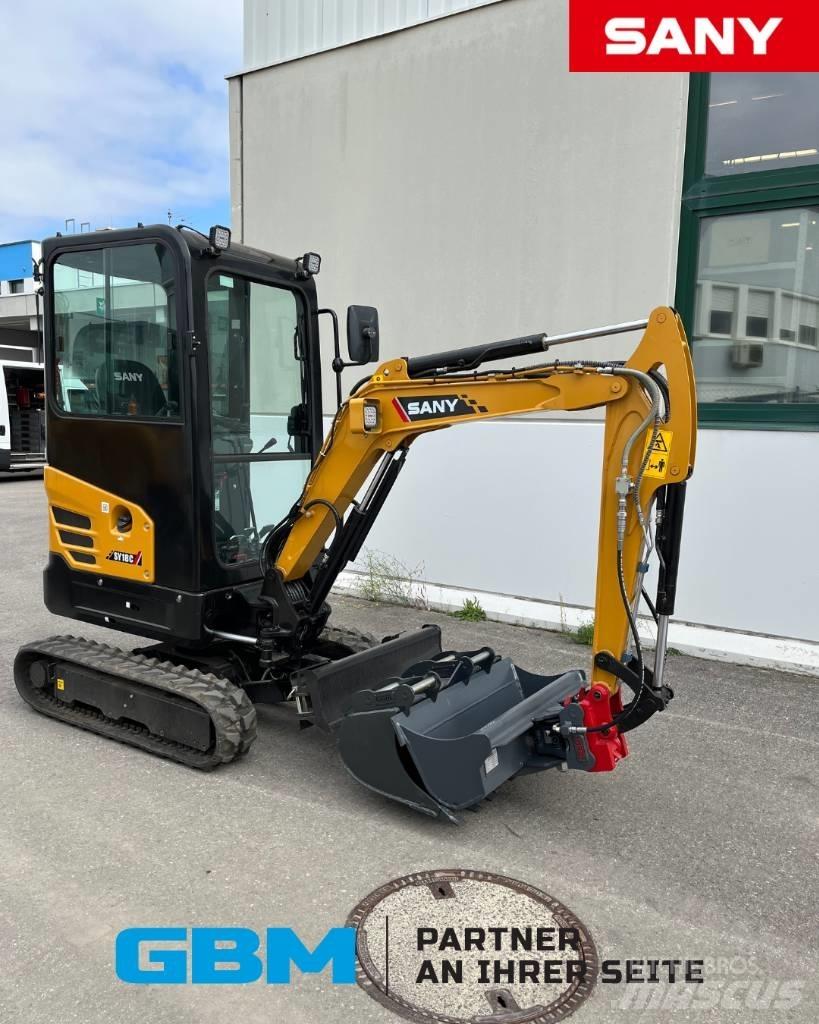 Sany SY 18 C Minigrävare < 7t