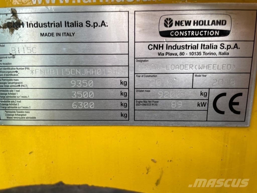 New Holland B115C Grävlastare