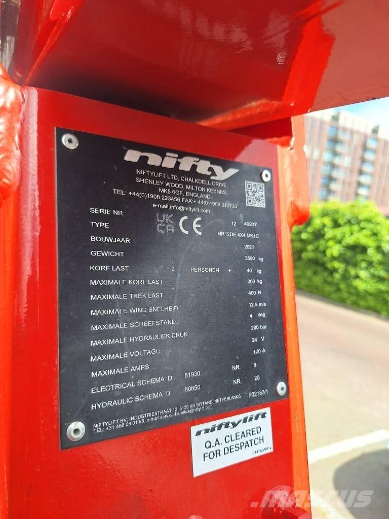Niftylift HR 12 D E Bomliftar