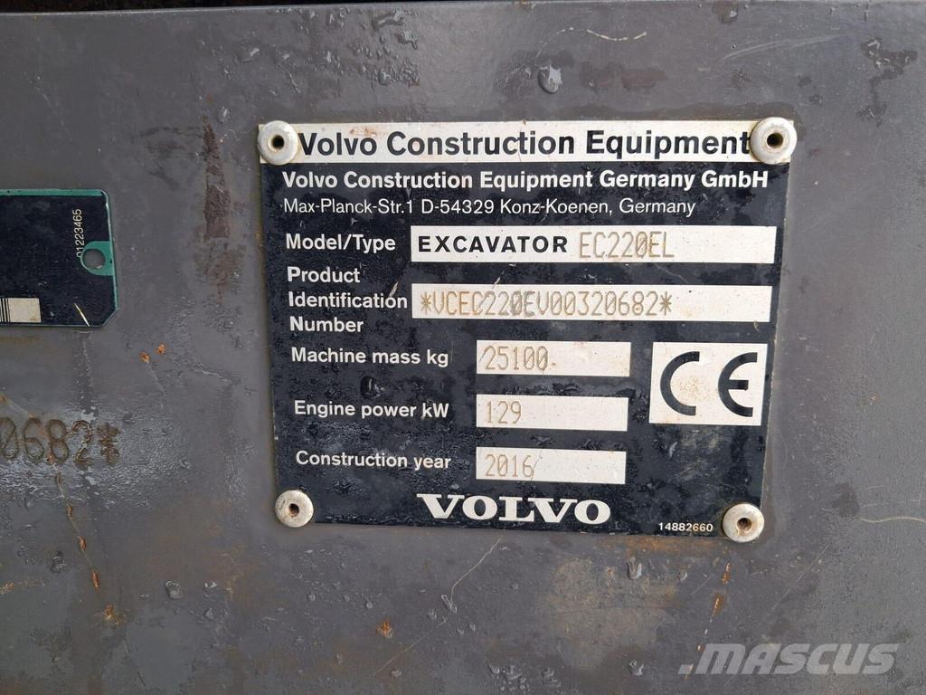 Volvo EC220E Bandgrävare