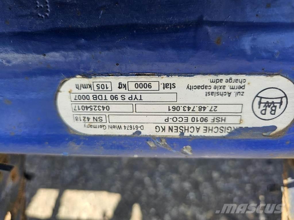BPW HSF 9010 ECO-P Hjulaxlar