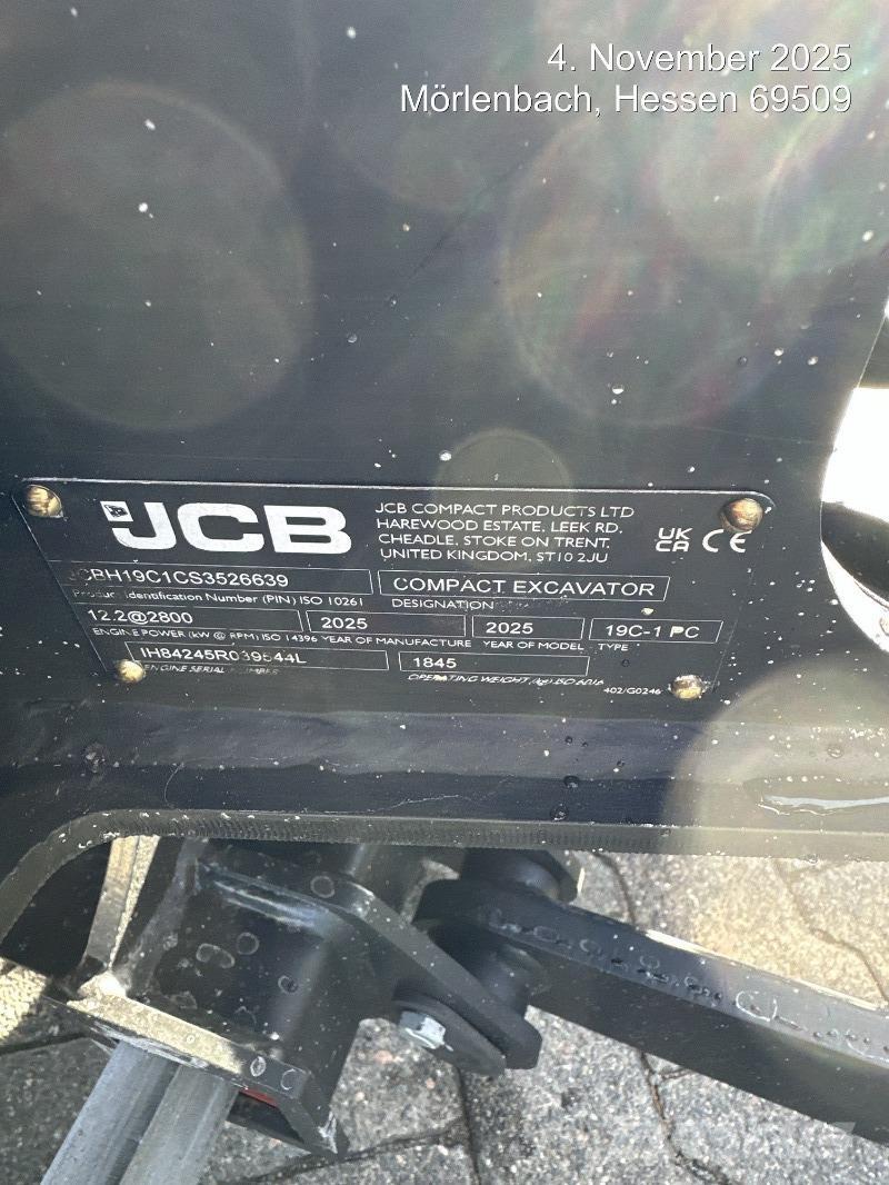 JCB 19C-1 Minigrävare < 7t