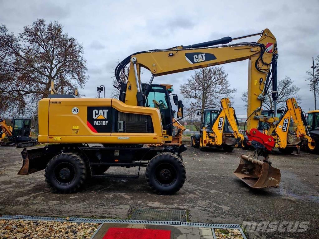 CAT M 318 F Hjulgrävare