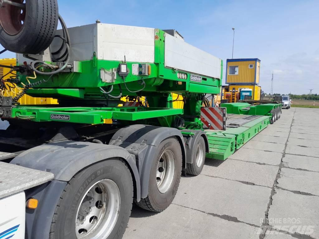 Goldhofer tiefbett Låg lastande semi trailer