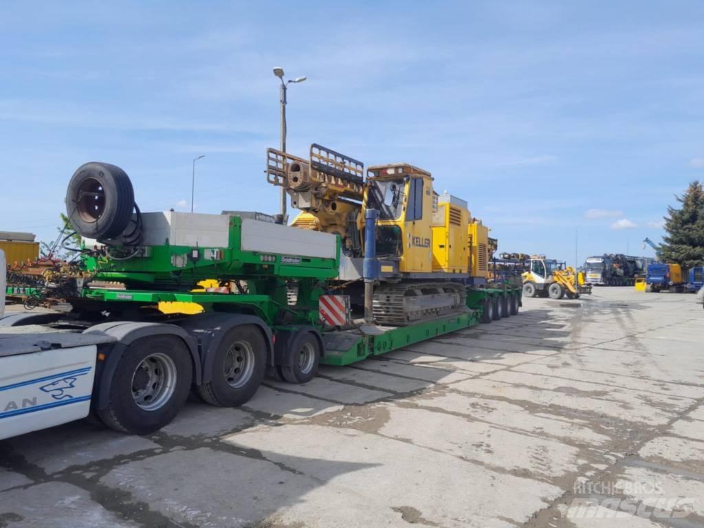 Goldhofer tiefbett Låg lastande semi trailer