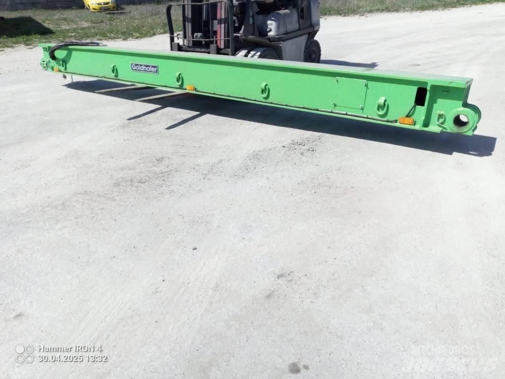 Goldhofer tiefbett Låg lastande semi trailer