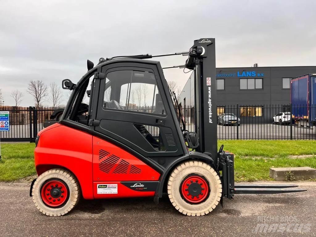 Linde H50T-02 Gasolmotviktstruckar