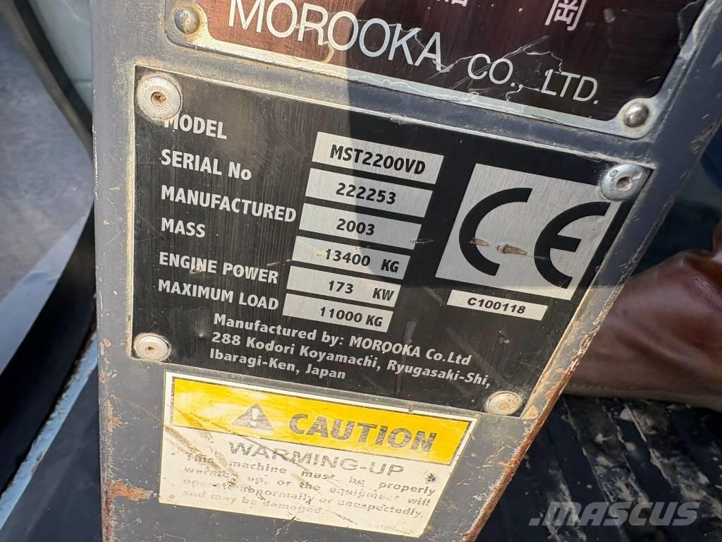 Morooka MST 2200 V D Banddumprar