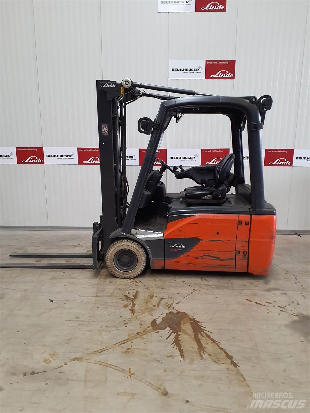 Linde E16L Elmotviktstruckar