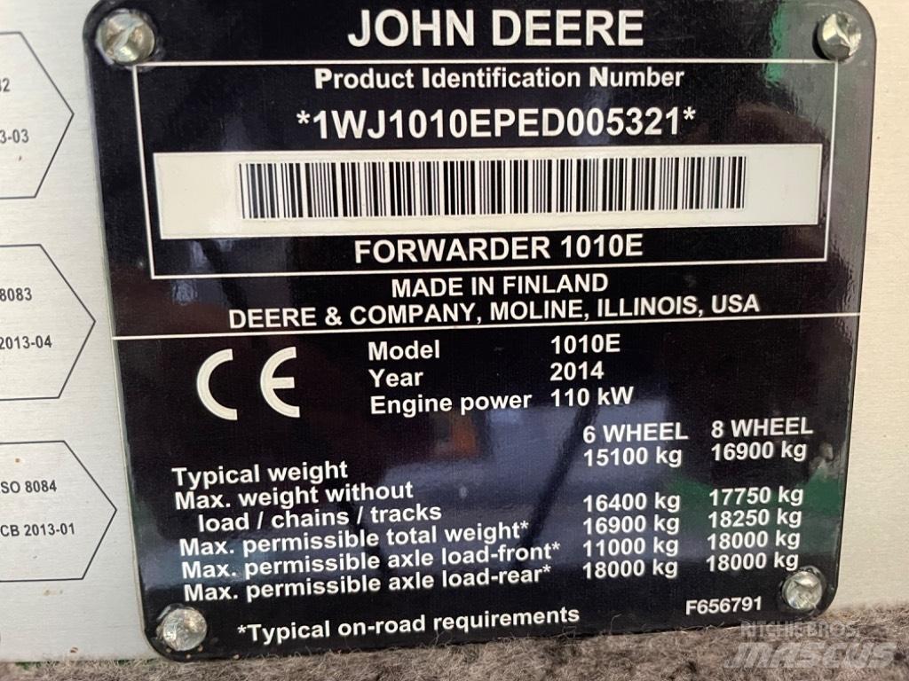 John Deere 1010 E Skotare