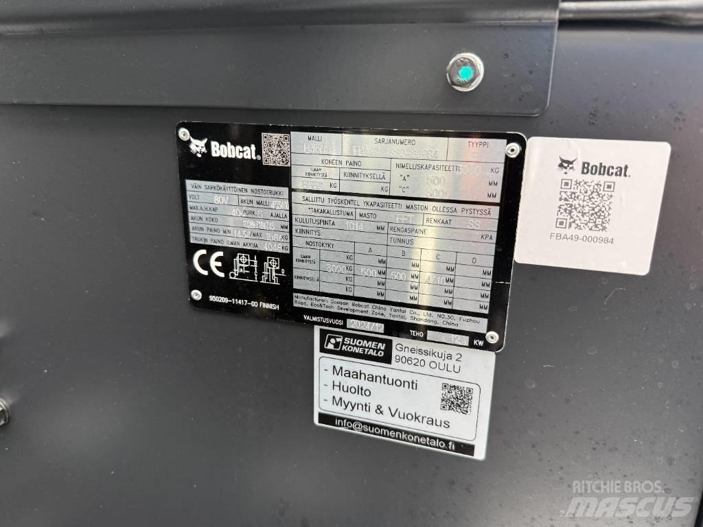 Bobcat B35NS Trukki Elmotviktstruckar