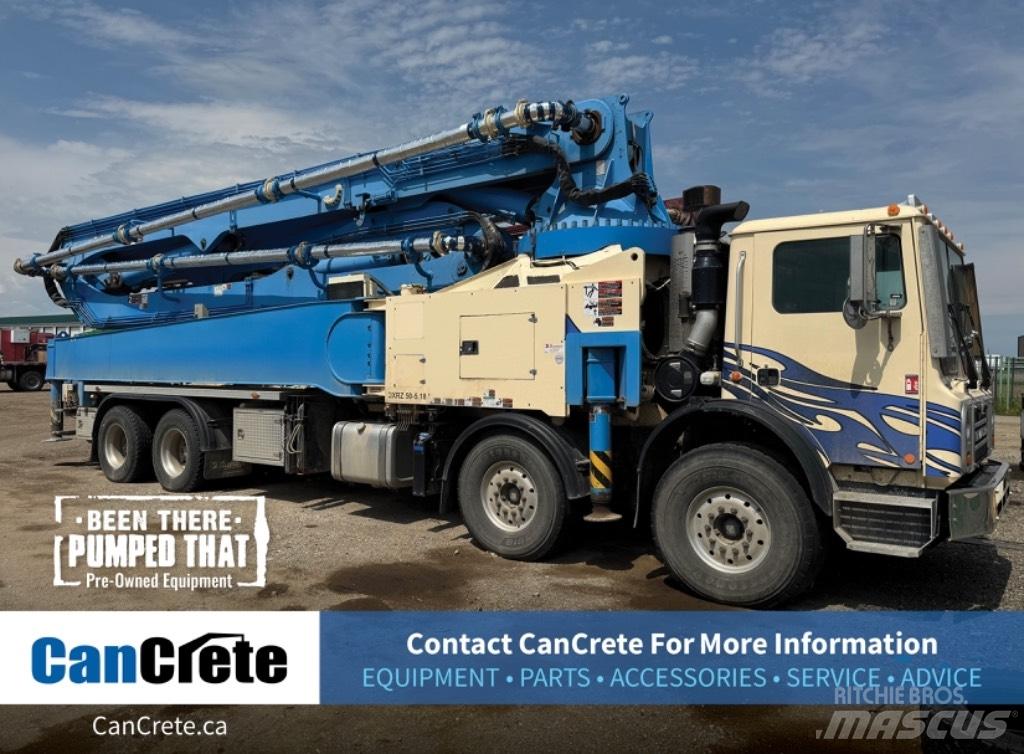 Alliance 50m Lastbilar med betongpump