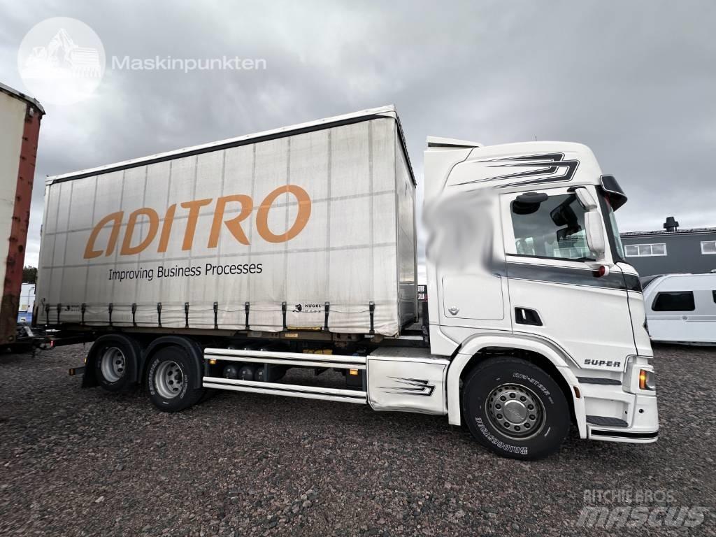 Scania R 580 Växelflak-/Containerbilar