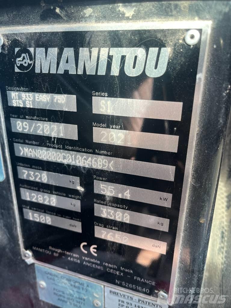 Manitou 933 Teleskoplastare
