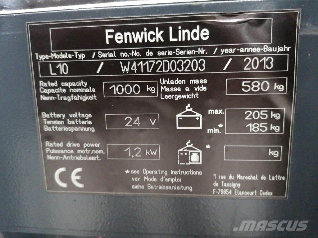 Linde L10 Staplare-led