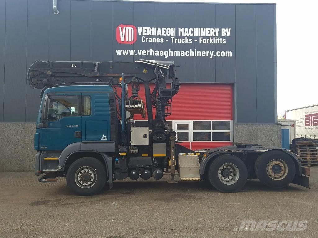 MAN TGA 26.480 Timmerbilar