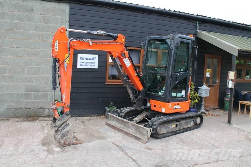 Hitachi ZX 26 U Minigrävare < 7t