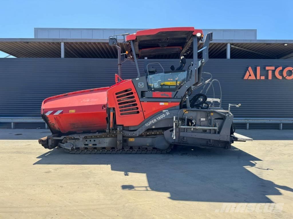 Vögele SUPER 1800-3I Asfaltsläggningsmaskiner