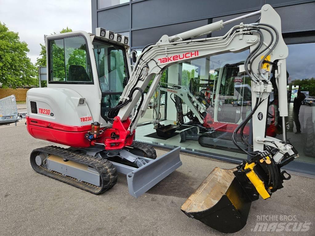 Takeuchi TB 230 Minigrävare < 7t