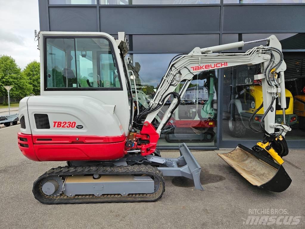 Takeuchi TB 230 Minigrävare < 7t